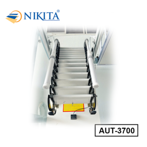 Cầu Thang Gác Xếp Điều Khiển Điện Cơ Âm Trần NIKITA NKT – AUT 3700