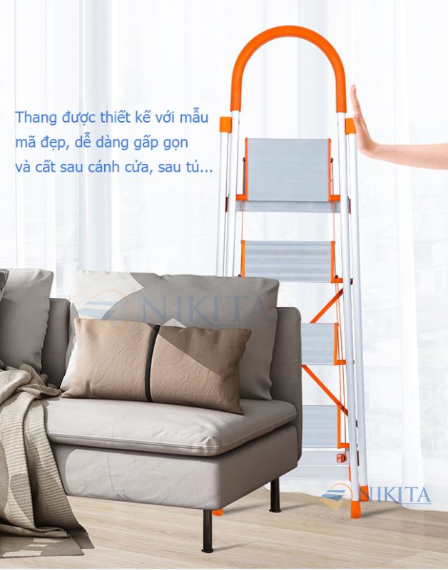 Thang ghế INOX Nikita NKT-N204 - Ảnh 3