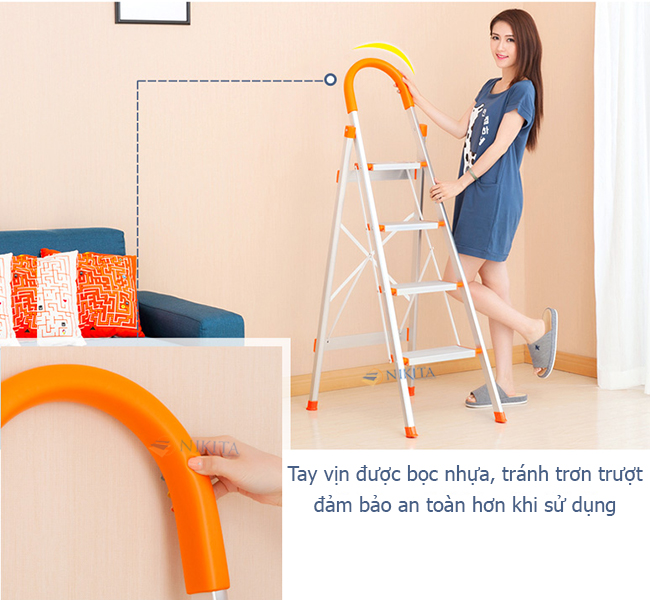 Tay vịn bọc nhựa chống trượt