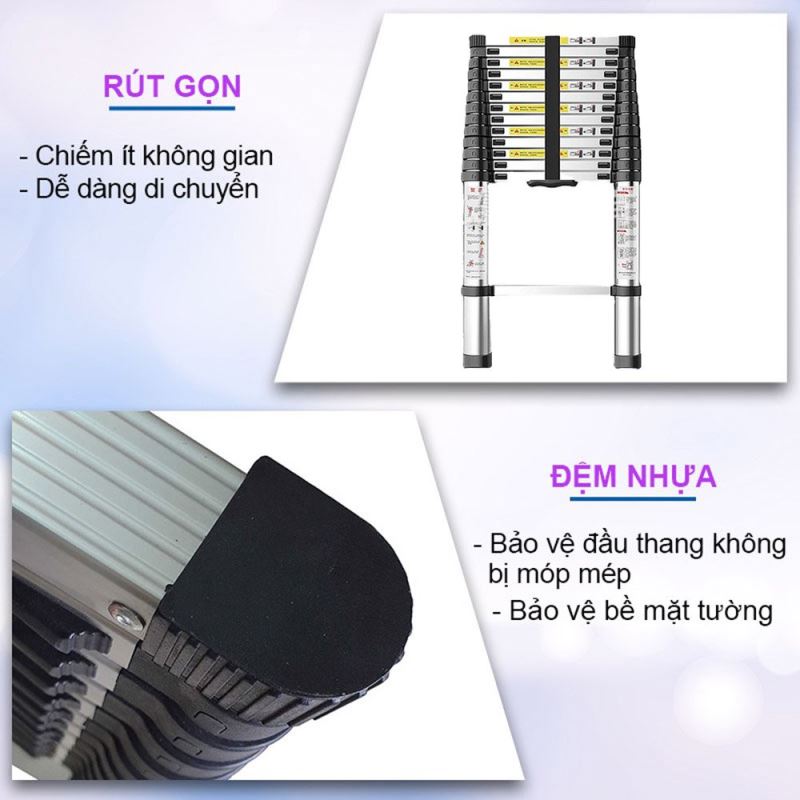 Chức năng rút gọn và đệm nhựa