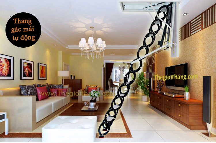 Thang ốp trần tự động NKT-AUT 3000