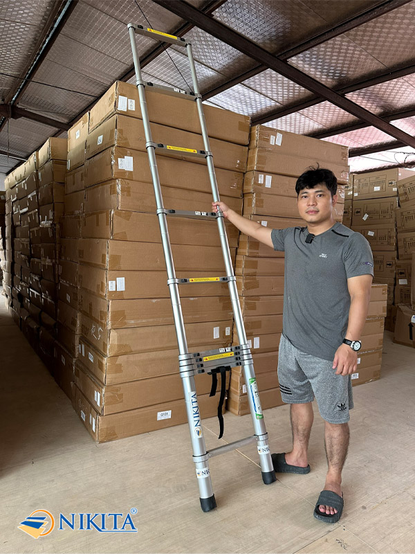 Thang nhôm rút Nikita trong thực tế sử dụng