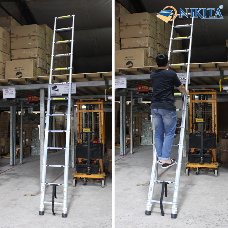 Thang rút đơn đai nhôm NIKITA NKT-R38 - Ảnh 21