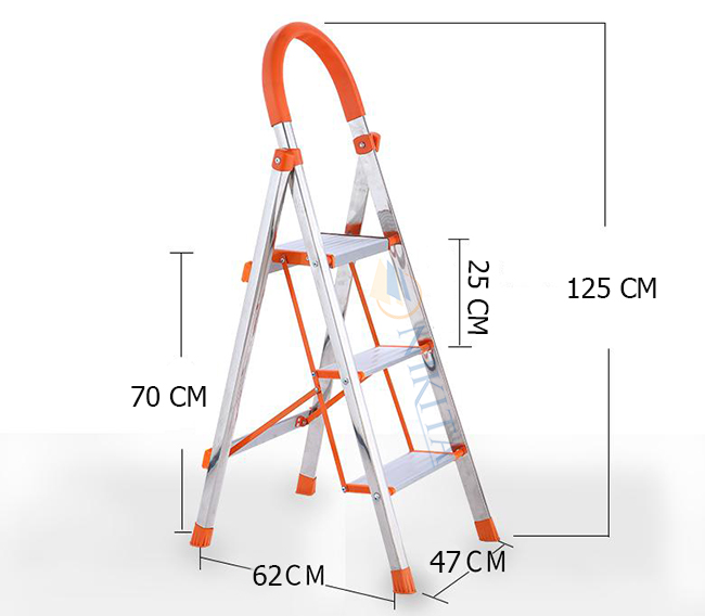 Thang ghế gia đình INOX Nikita NKT-N203 - Ảnh 2