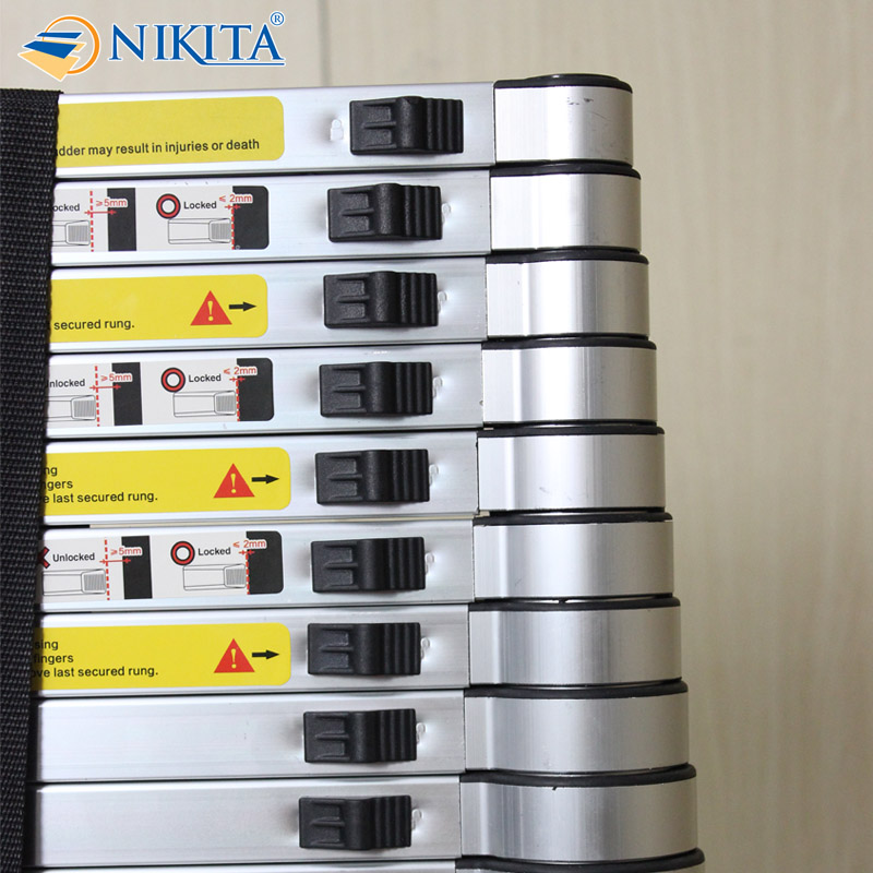 Khung thang rút đơn đai nhôm Nikita NKT-R38