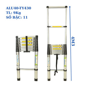 Thang Nhôm Đơn Rút Gọn Tiện Lợi NIKITA ALU 430