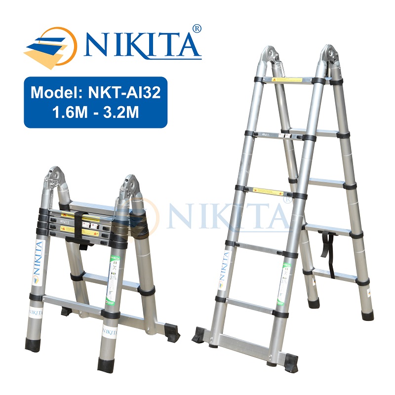 Thang nhôm rút đa năng Nikita NKT-AI32