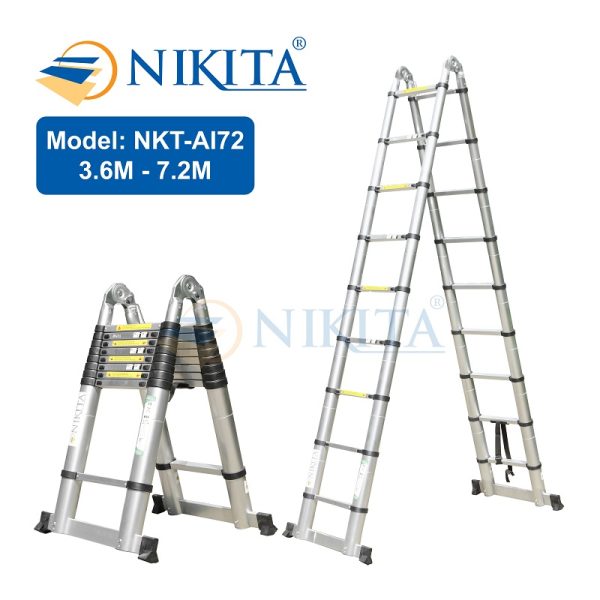 Thang nhôm rút đa năng Nikita NKT-AI72 - Ảnh 6