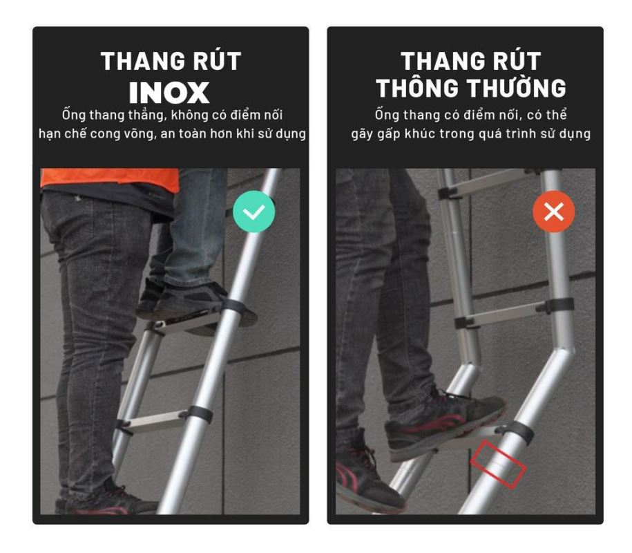 Công nghệ sản xuất thang inox Nikita