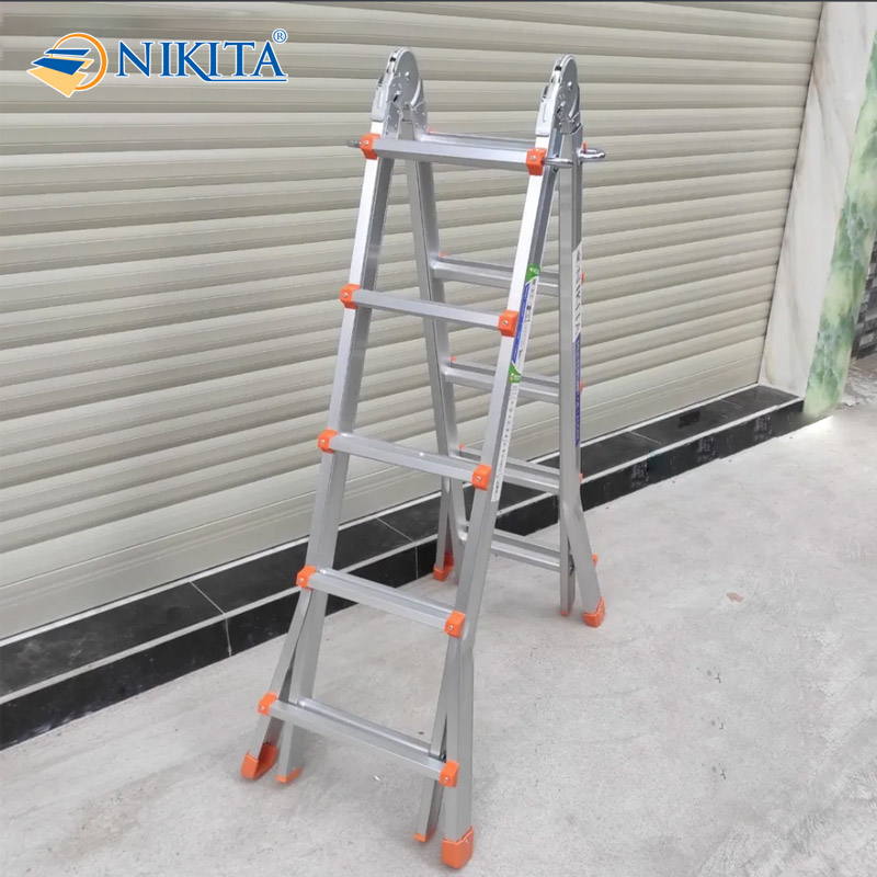 Thang nhôm gấp trượt đa năng AM05 cận cảnh Nikita