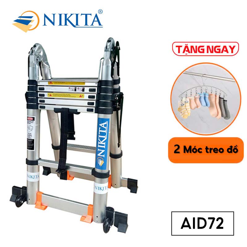 Thang nhôm rút đa năng Nikita NKT – AID72