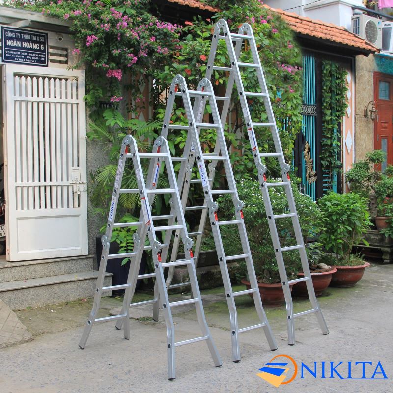 Thang nhôm gấp đa năng NKT- A404 & T404 - Ảnh 4